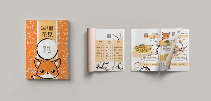 Меню для Аниме-кафе :3