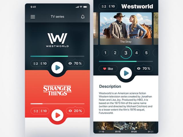 app ui | TV series