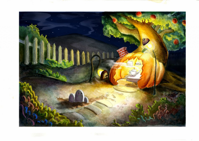 Тыквенный домик