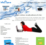 Дизайн сайта студии WeFlame