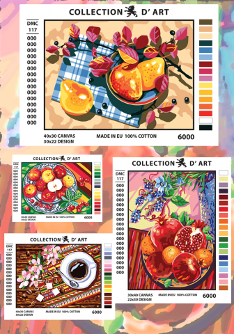 Коллекция натюрмортов для вышивания