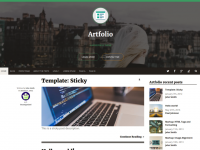 WordPress theme - Artfolio