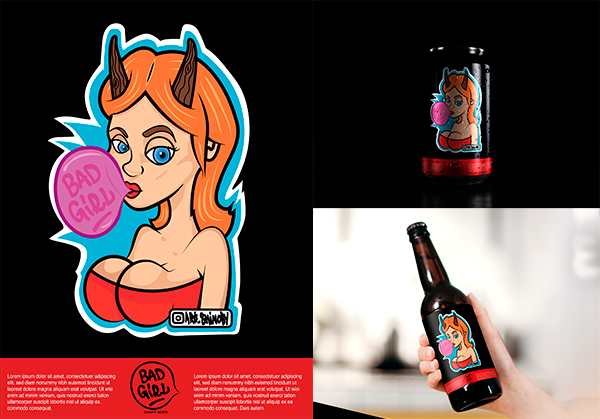 Bad Girl craft beer