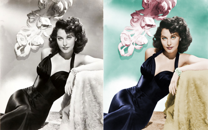 Оцветнение черно-белой фотографии