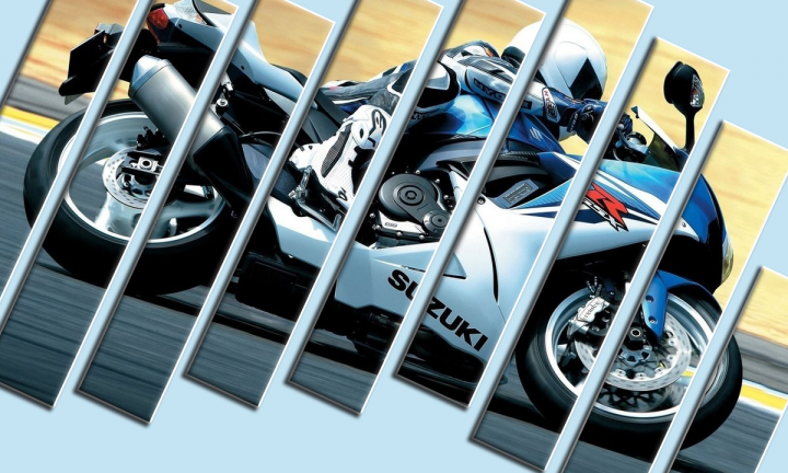 Коллаж из фрагментов фото