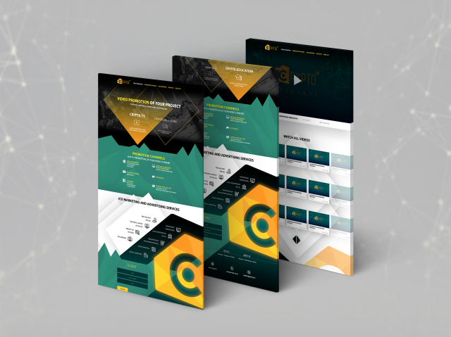 Crypta TV landing & video library