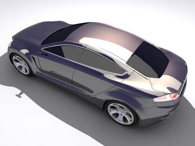 3d-модель концепт-кара Ford Iosis