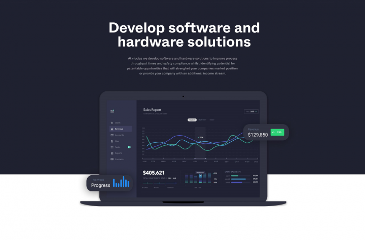 Landing page Vlucius