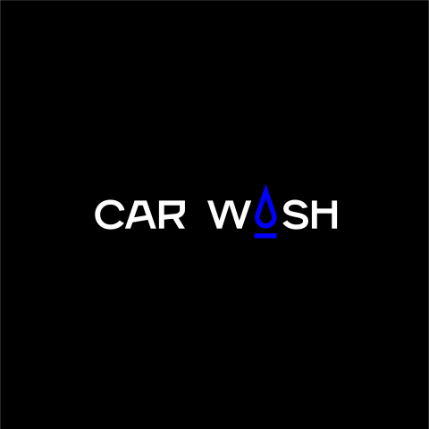 Логотип для автомойки "Car wash "
