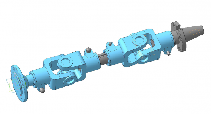 Карданный вал привода балансировочного стенда