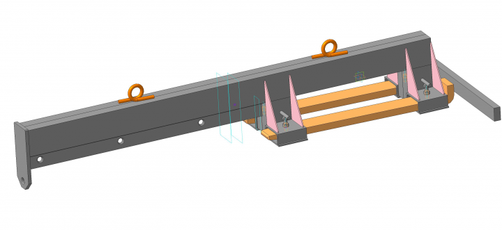 Консоль погрузчика