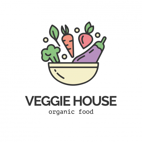 Логотип "VEGGIE HOUSE"