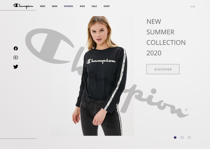 Редизайна компании Сhampion