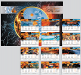 Перекидной календарь для фирмы "СДК"