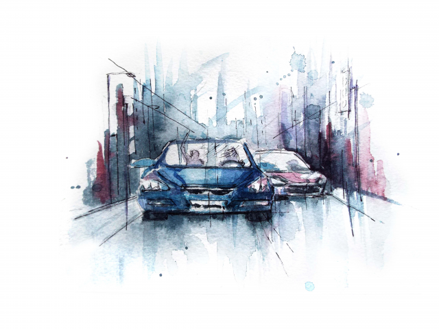 Акварельный арт