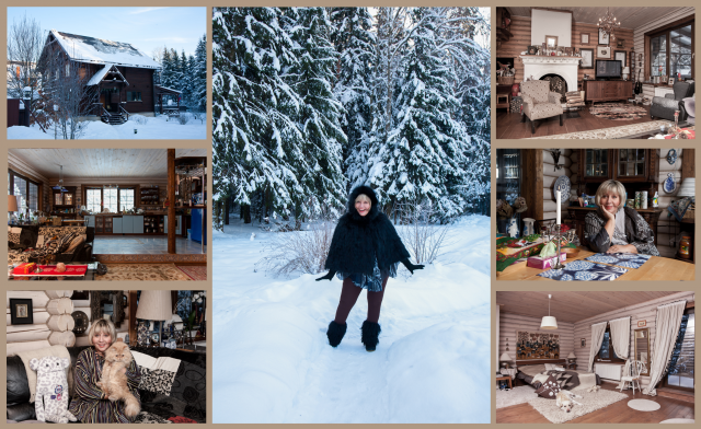 Съемка загородного дома актрисы Марины Голуб