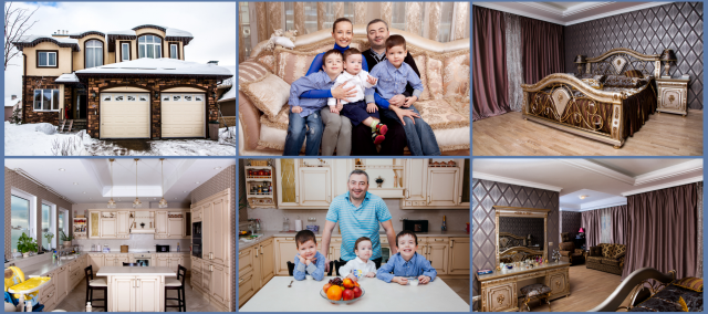 Интерьерная съемка дома у продюсера Валерия Белоцерковского