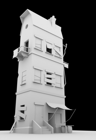Low poly house