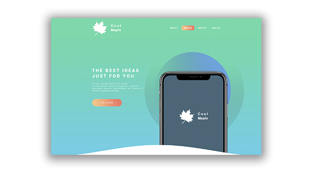 Векторный сайт