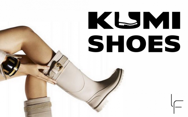 Логотип торговой марки резиновых сапог KUMI SHOES