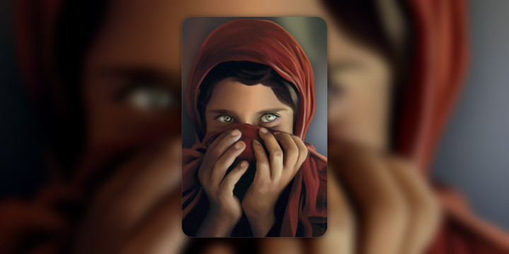 Afghan girl, 1984