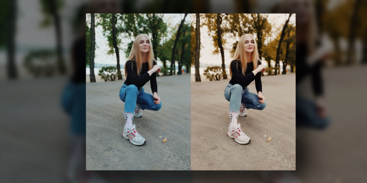 Замена цвета, ретушь