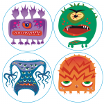 Иллюстрации для мобильного приложения.