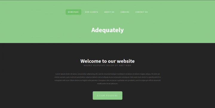 Adequately