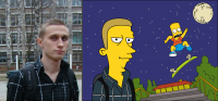 Портрет в стиле "The Simpsons"