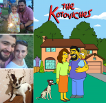 Семейный портрет в стиле "The Simpsons"