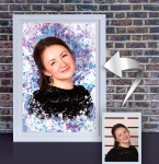 Портрет в стиле гранж