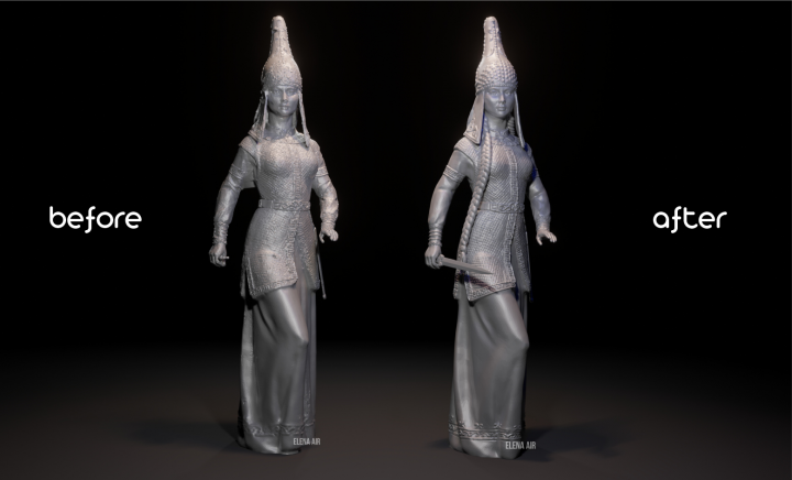 Сканирование и очищение после сканирования