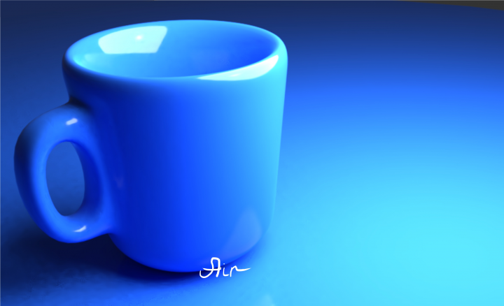 Кружка в 3D