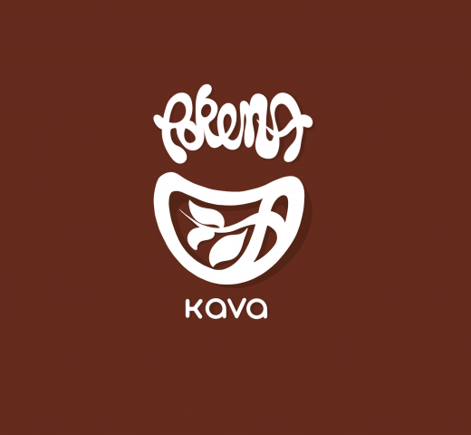 Логотип кофеин «арома Кава»