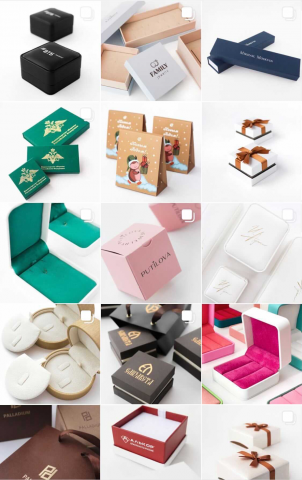 Предметная съемка для аккаунта и каталога ювелирных футляровт