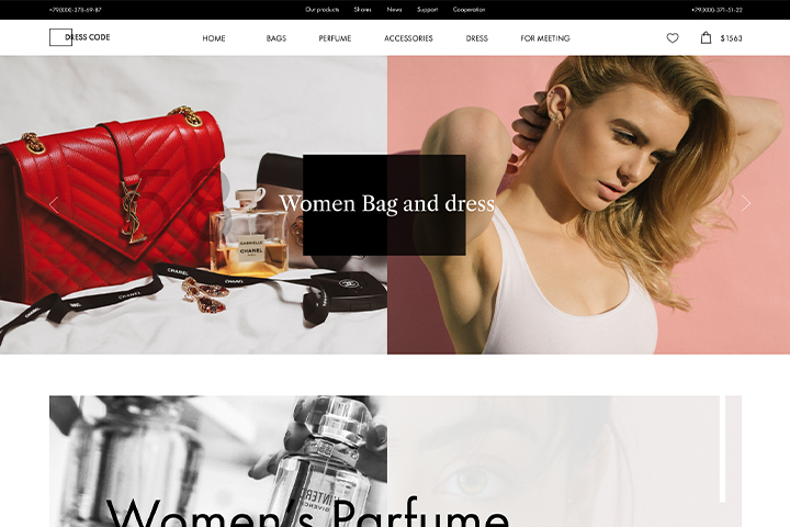 Дизайн Главной Страницы Женского Магазина