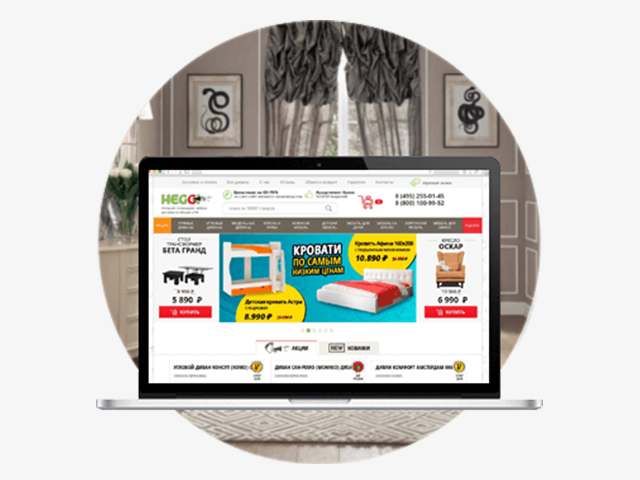 Адаптивный интернет-магазин мебели