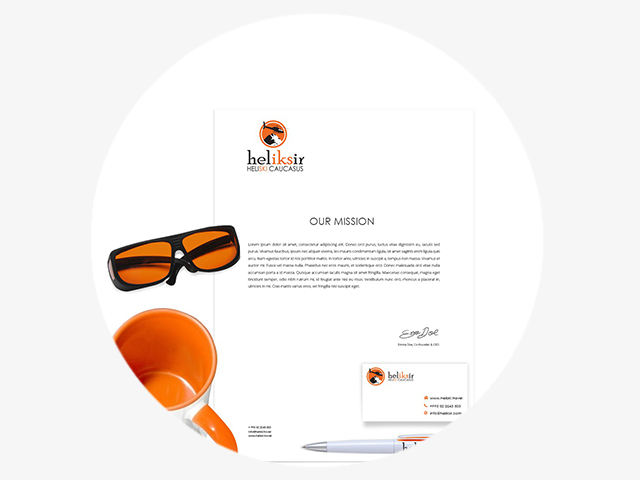 Фирменный стиль компании Heliksir