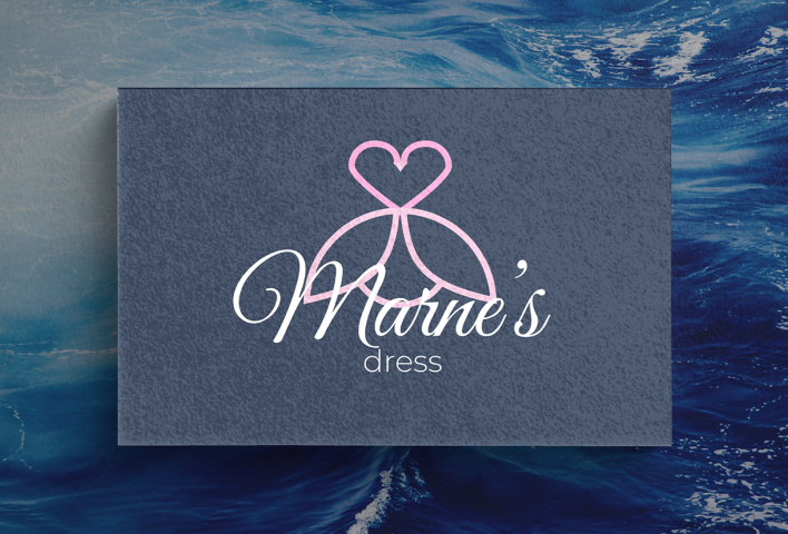 Логотип для ателье Marne's dress