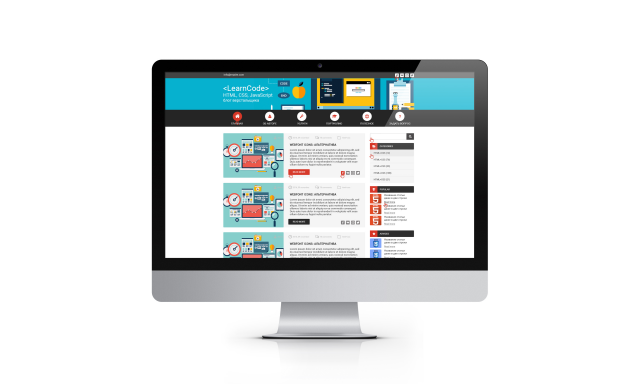 Дизайн блога веб-разработчика