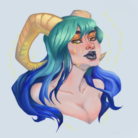 Арт на челлендж Draw This In Your Style от художницы AntaRF