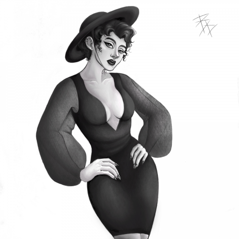 Иллюстрация авторского персонажа