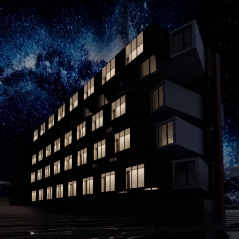 Архитектурная фантазия (анимация)