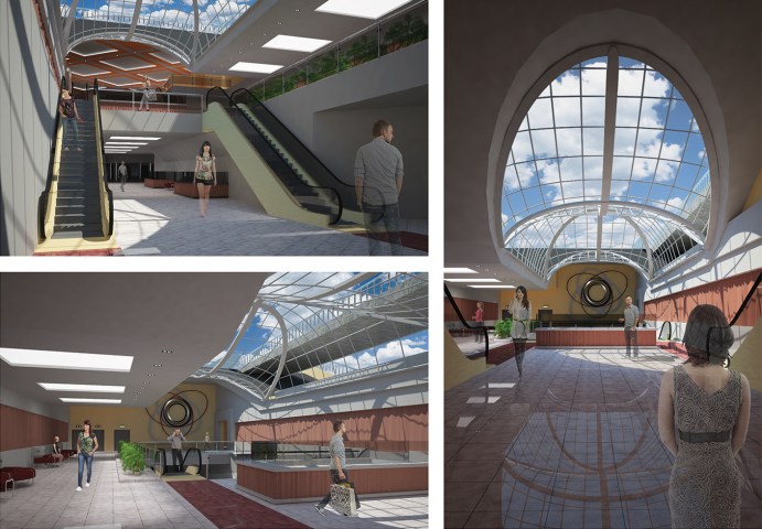 Проект интерьера ТРК