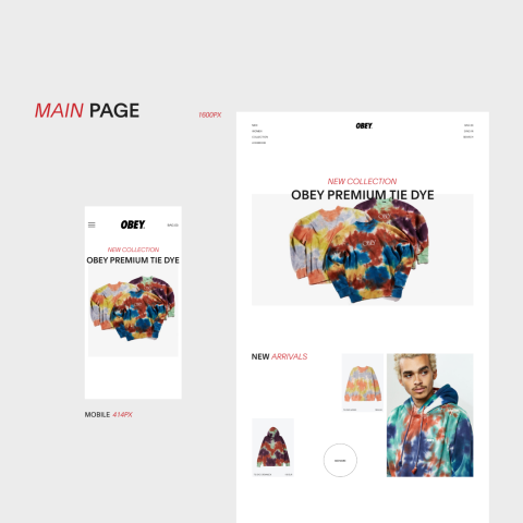 OBEY - Интернет магазин одежды