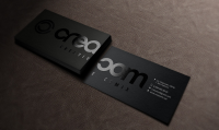 Визитка студии комиксов "Creacom"