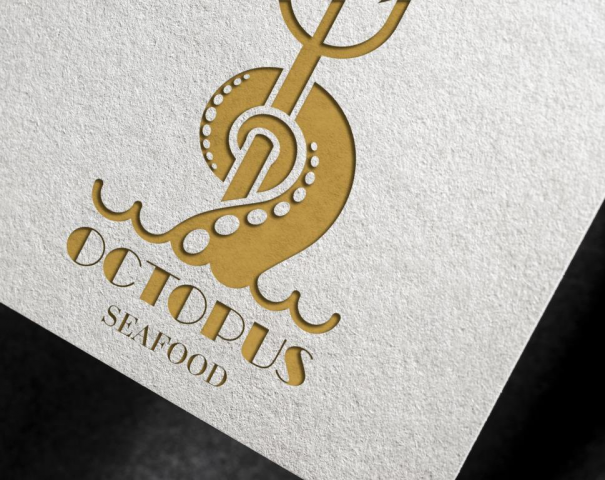 Логотип ресторана морепродуктов