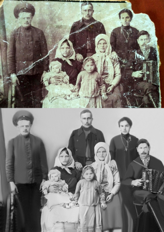 Услуги ретуши, цветокоррекции, реставрации фото