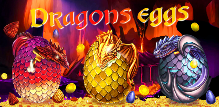Dragons eggs - баннер для мобильной игры