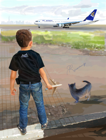 Dream to flying